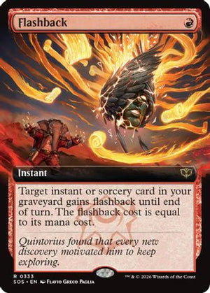 Flashback (Extended Art) (SOS-333) - Secrets of Strixhaven Foil
