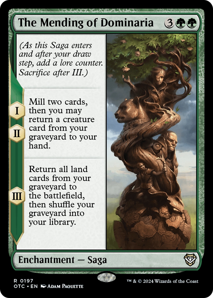 The Mending of Dominaria (OTC-197) - Outlaws of Thunder Junction Commander - Poke-Collect
