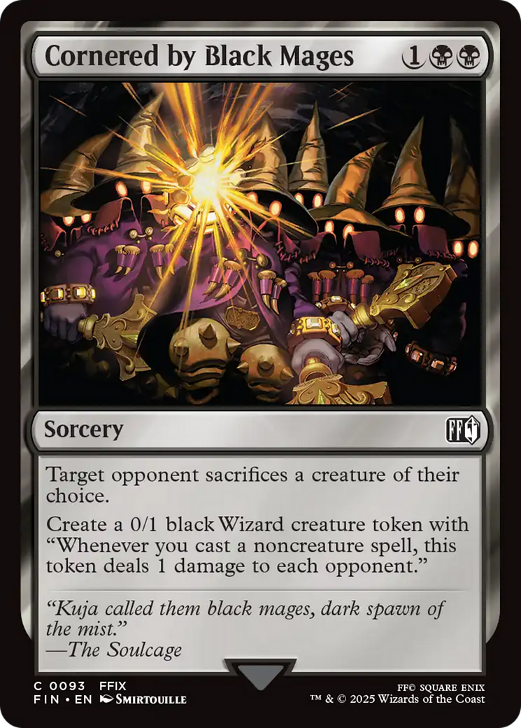 Cornered by Black Mages (FIN-093) - FINAL FANTASY - Poke-Collect