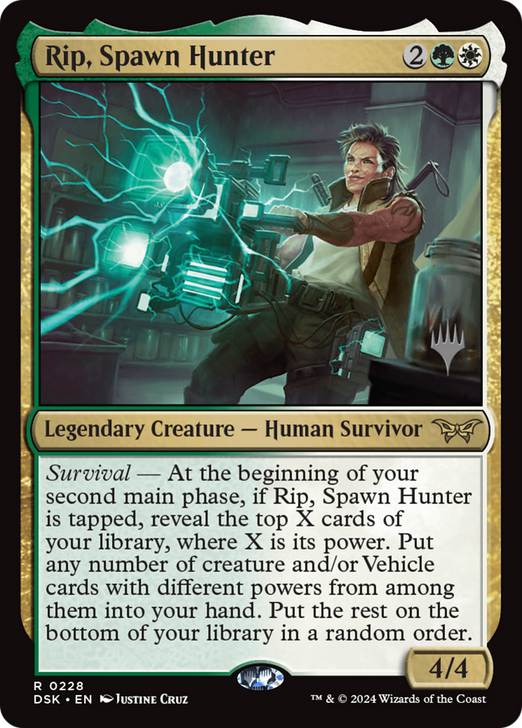 Rip, Spawn Hunter (PPDSK-228) - Duskmourn: House of Horror Promos Foil - Poke-Collect