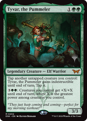 Tyvar, the Pummeler (PPDSK-202) - Duskmourn: House of Horror Promos Foil - Poke-Collect