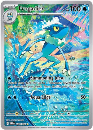 Frogadier - 089/086 89 - ME04 Chaos Rising Holofoil - Poke-Collect