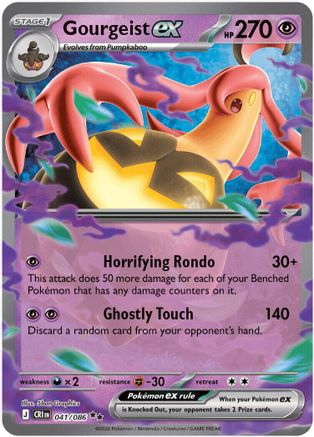 Gourgeist ex - 041/086 41 - ME04 Chaos Rising Holofoil - Poke-Collect