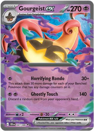 Gourgeist ex - 041/086 41 - ME04 Chaos Rising Holofoil - Poke-Collect
