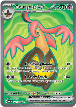 Gourgeist ex - 102/086 102 - ME04 Chaos Rising Holofoil - Poke-Collect