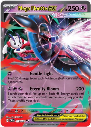 Mega Floette ex - 035/086 35 - ME04 Chaos Rising Holofoil - Poke-Collect