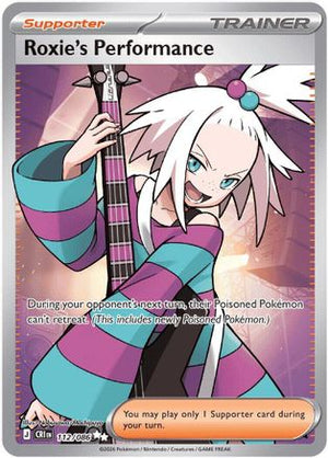 Roxie's Performance - 112/086 112 - ME04 Chaos Rising Holofoil - Poke-Collect