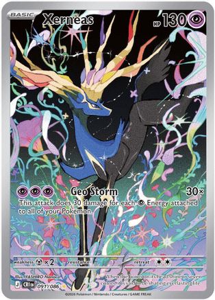 Xerneas - 091/086 91 - ME04 Chaos Rising Holofoil - Poke-Collect