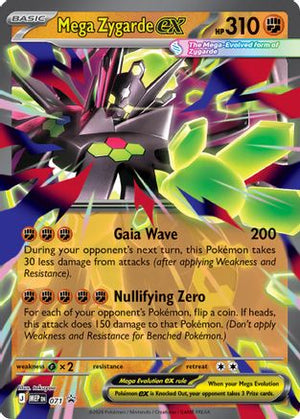 Mega Zygarde ex - 071 71 - ME Mega Evolution Promo Holofoil