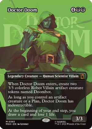 Doctor Doom (Borderless) (365) (MSH-365) - Marvel Super Heroes Foil