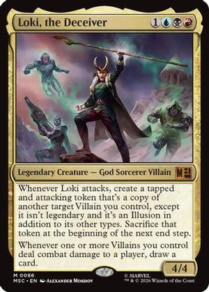 Loki, the Deceiver (MSC-086) - Commander: Marvel Super Heroes
