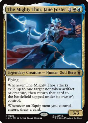 The Mighty Thor, Jane Foster (MSH-222) - Marvel Super Heroes Foil