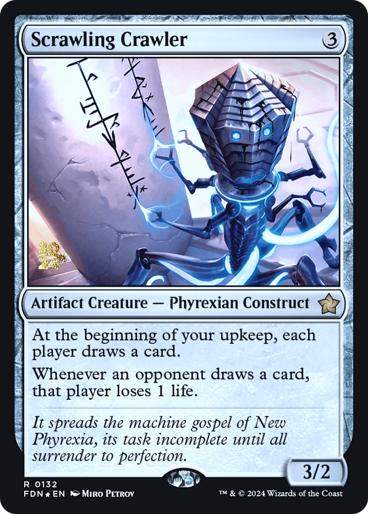 Scrawling Crawler (PRE-132) - Foundations Promos Foil - Poke-Collect