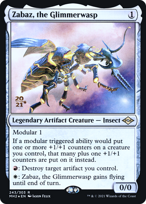 Zabaz, the Glimmerwasp (PRE-243S) - Modern Horizons 2 Promos Foil - Poke-Collect