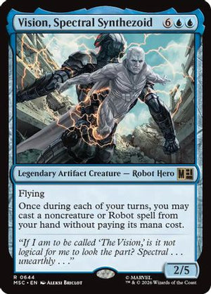 Vision, Spectral Synthezoid (MSC-644) - Commander: Marvel Super Heroes Foil