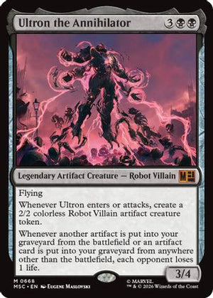 Ultron the Annihilator (MSC-668) - Commander: Marvel Super Heroes Foil