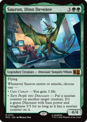 Sauron, Dino Devoteee (MSC-731) - Commander: Marvel Super Heroes