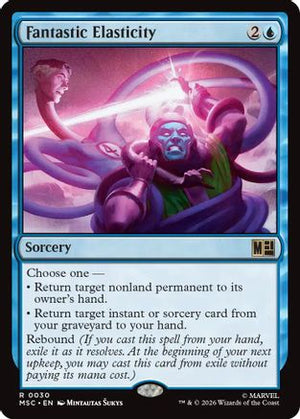 Fantastic Elasticity (Surge Foil) (MSC-030) - Commander: Marvel Super Heroes Foil