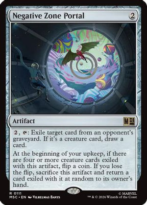 Negative Zone Portal (Surge Foil) (MSC-111) - Commander: Marvel Super Heroes Foil