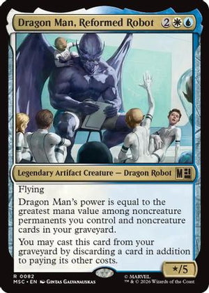 Dragon Man, Reformed Robot (Surge Foil) (MSC-082) - Commander: Marvel Super Heroes Foil
