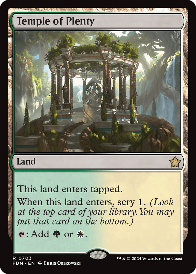 Temple of Plenty (FDN-703) - Foundations - Poke-Collect