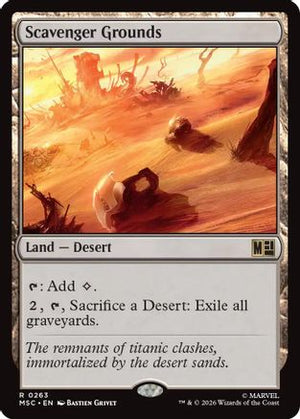 Scavenger Grounds (Surge Foil) (MSC-263) - Commander: Marvel Super Heroes Foil
