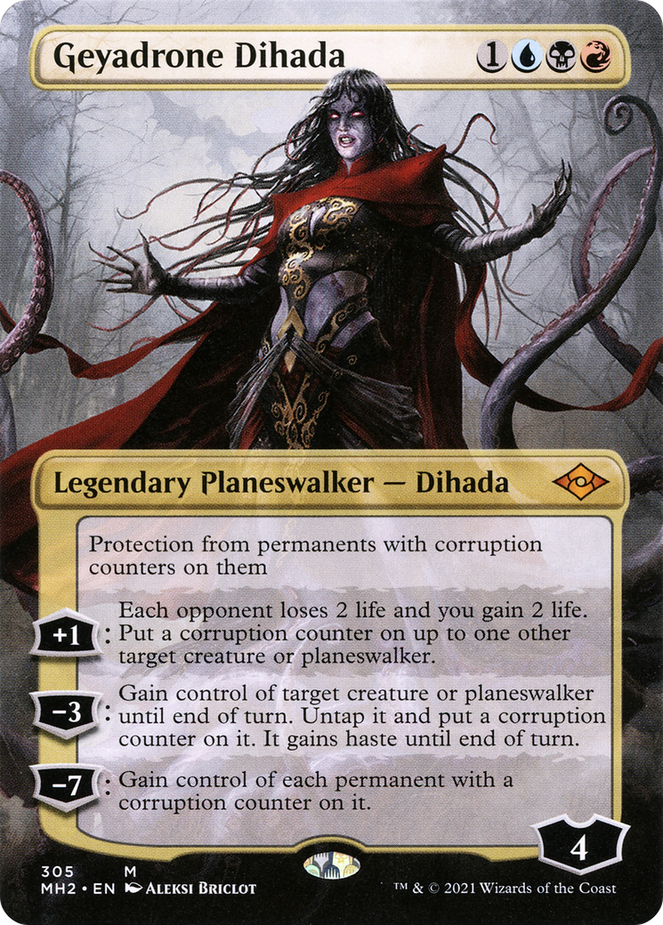 Geyadrone Dihada (MH2-305) - Modern Horizons 2 (Borderless) Foil - Poke-Collect