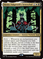 Victor, Valgavoth's Seneschal (PPDSK-238) - Duskmourn: House of Horror Promos Foil - Poke-Collect
