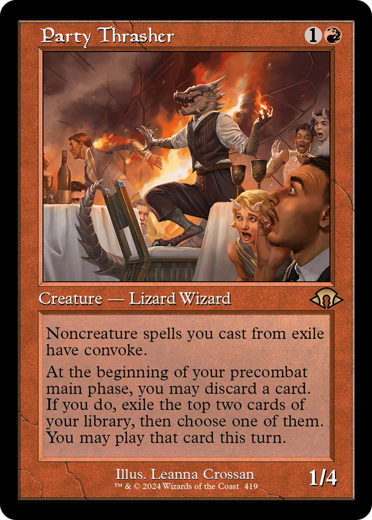 Party Thrasher (Retro Frame) (MH3-419) - Modern Horizons 3 - Poke-Collect