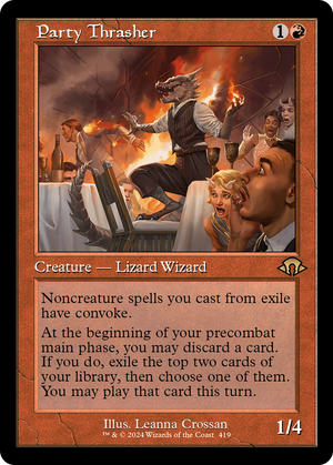 Party Thrasher (Retro Frame) (MH3-419) - Modern Horizons 3 Foil - Poke-Collect
