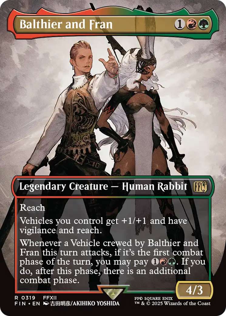 Balthier and Fran (FIN-319) - FINAL FANTASY (Borderless) Foil - Poke-Collect