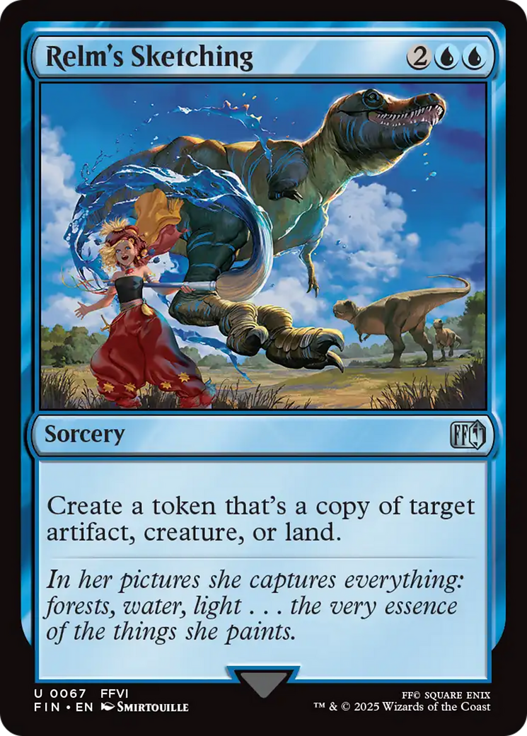 Relm's Sketching (FIN-067) - FINAL FANTASY Foil - Poke-Collect
