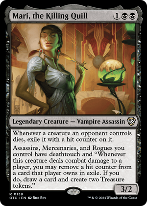 Mari, the Killing Quill (OTC-138) - Outlaws of Thunder Junction Commander - Poke-Collect