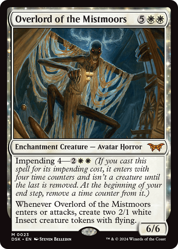 Overlord of the Mistmoors (DSK-023) - Duskmourn: House of Horror: (enchantment) - Poke-Collect