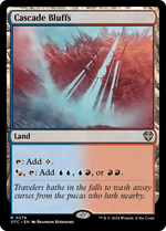 Cascade Bluffs (OTC-276) - Outlaws of Thunder Junction Commander - Poke-Collect