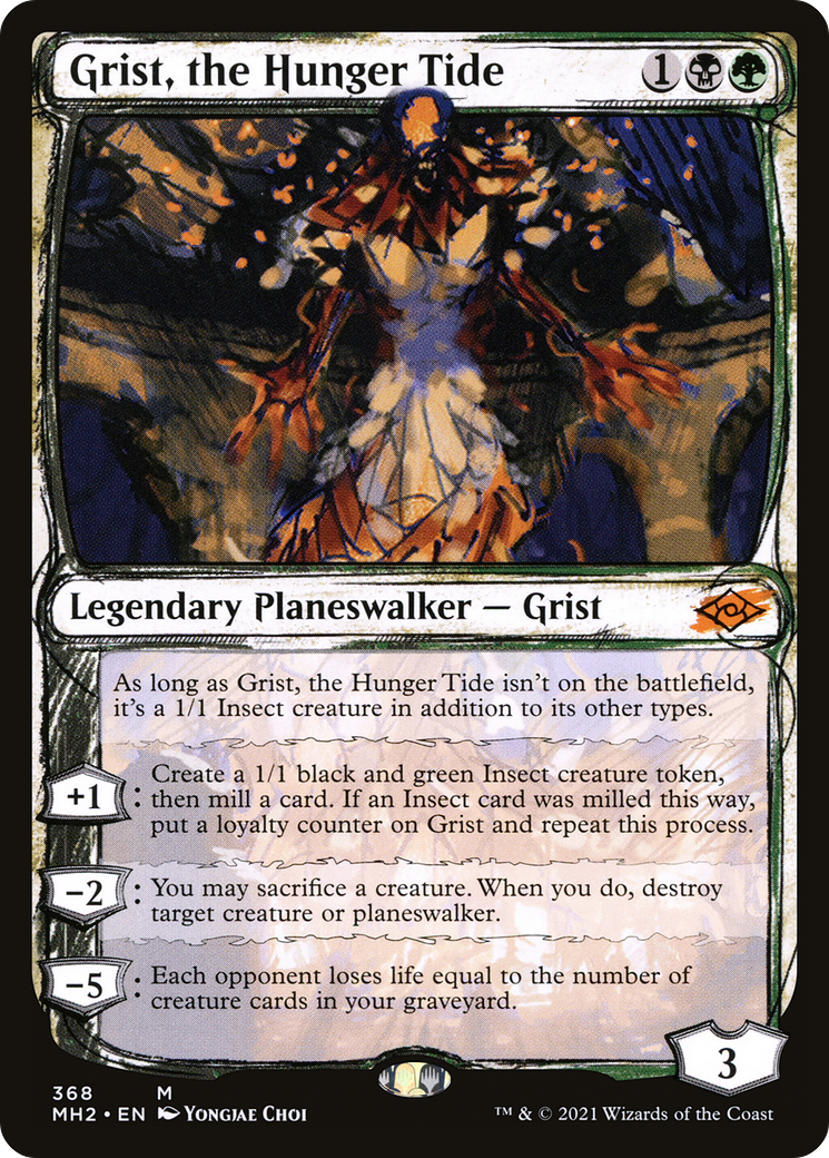 Grist, the Hunger Tide (MH2-368) - Modern Horizons 2: (Showcase) - Poke-Collect