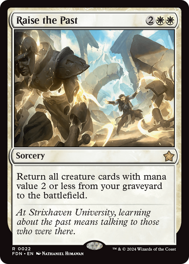 Raise the Past (FDN-022) - Foundations Foil - Poke-Collect