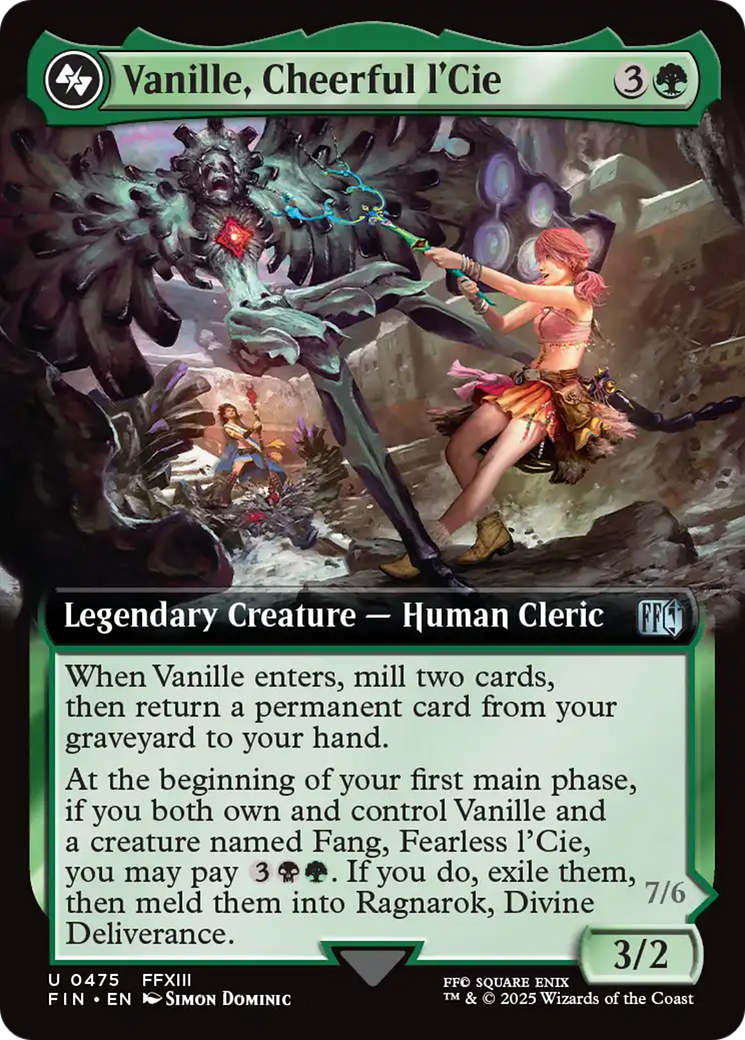 Vanille, Cheerful l'Cie (FIN-475) - FINAL FANTASY: (Extended Art) Foil - Poke-Collect