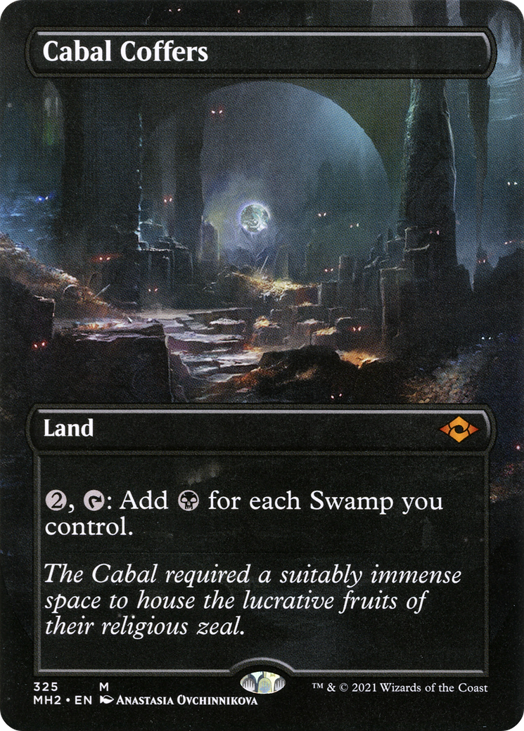 Cabal Coffers (MH2-325) - Modern Horizons 2 (Borderless) - Poke-Collect