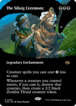 The Sibsig Ceremony (TDM-340) - Tarkir: Dragonstorm: (Showcase, enchantment) (Borderless) - Poke-Collect