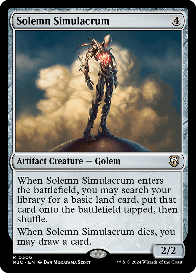 Solemn Simulacrum (M3C-306) - Modern Horizons 3 Commander - Poke-Collect