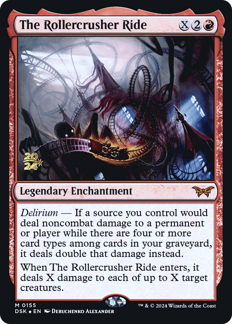 The Rollercrusher Ride (PRE-155) - Duskmourn: House of Horror Promos Foil - Poke-Collect