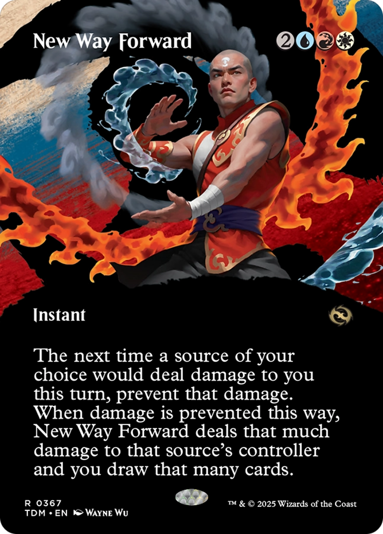 New Way Forward (TDM-367) - Tarkir: Dragonstorm: (Showcase) (Borderless) - Poke-Collect