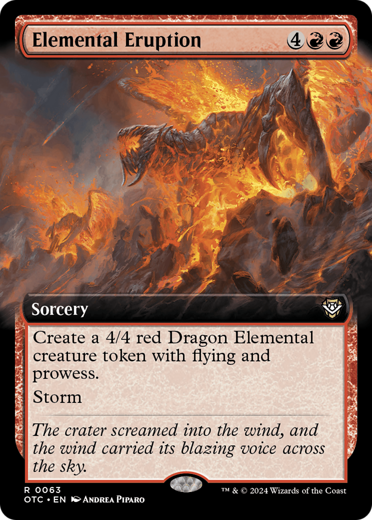 Elemental Eruption (OTC-063) - Outlaws of Thunder Junction Commander: (Extended Art) - Poke-Collect