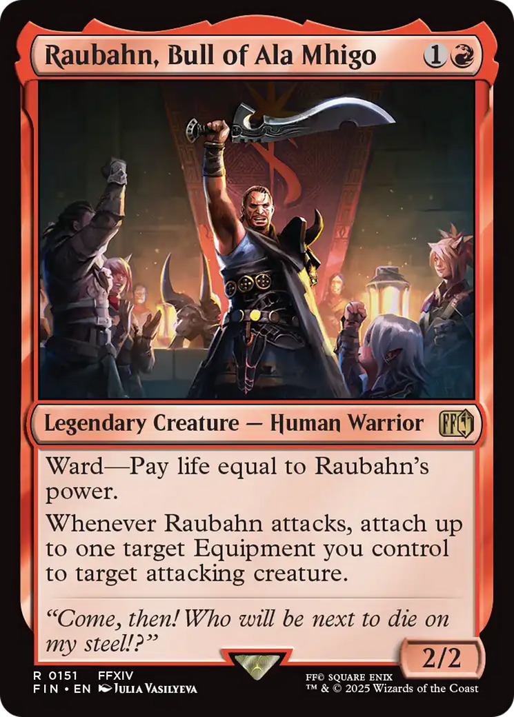 Raubahn, Bull of Ala Mhigo (FIN-151) - FINAL FANTASY Foil - Poke-Collect