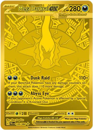 Mega Darkrai ex - 120/084 120 - ME05 Pitch Black Holofoil