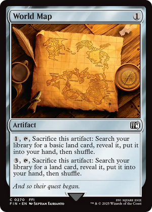 World Map (FIN-270) - FINAL FANTASY Foil - Poke-Collect