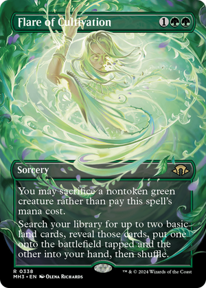 Flare of Cultivation (Borderless) (MH3-338) - Modern Horizons 3 (Borderless) Foil - Poke-Collect