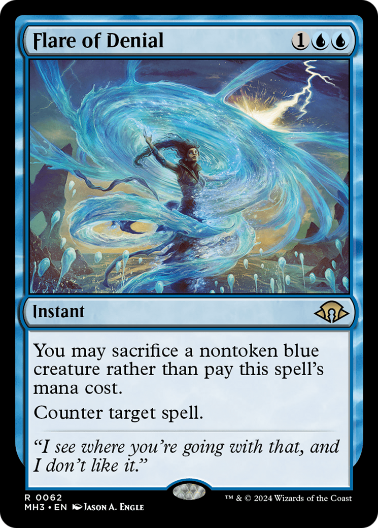 Flare of Denial (MH3-062) - Modern Horizons 3 Foil - Poke-Collect