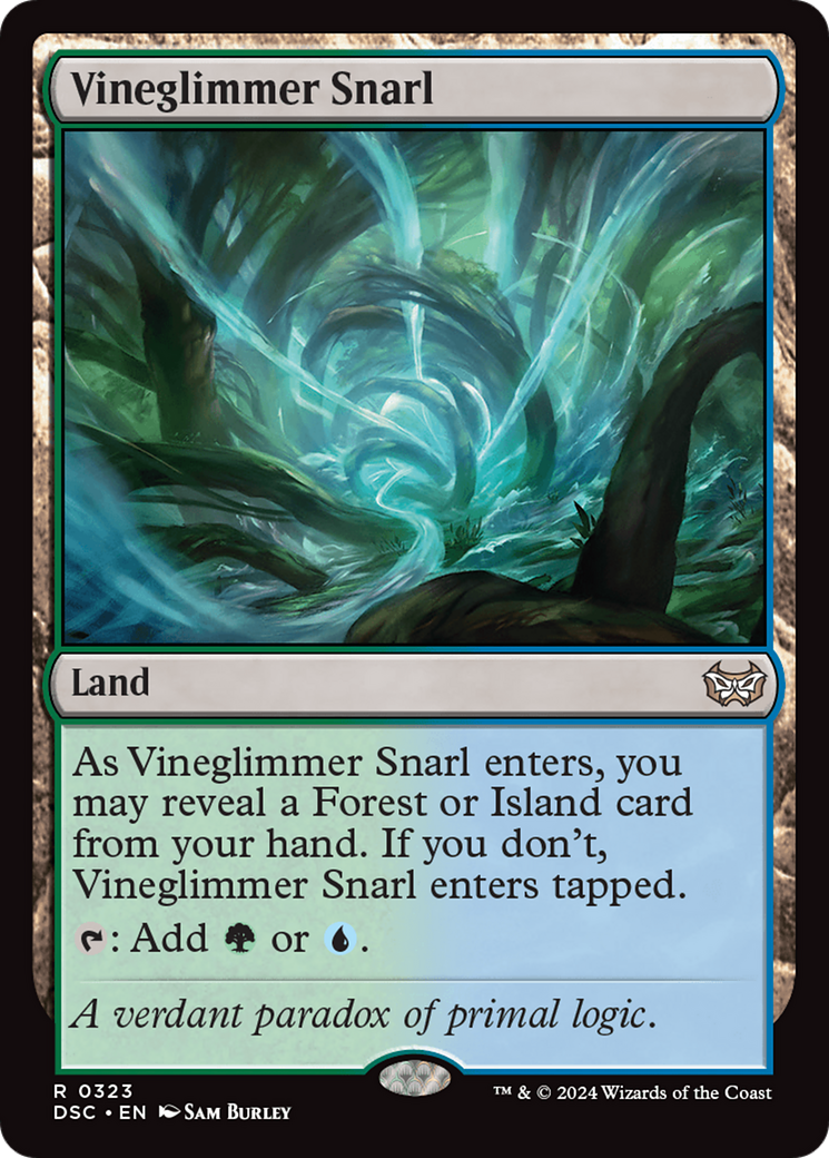 Vineglimmer Snarl (DSC-323) - Duskmourn: House of Horror Commander - Poke-Collect